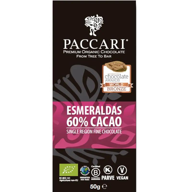 Esmeraldas Schokolade von Pacari jetzt Paccari