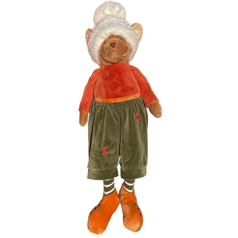 Kuschelweicher leichter Teddy mit Mütze von Bukowski Schweden