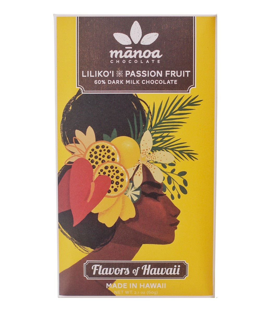 MANOA Chocolate | Flavors of Hawaii »Liliko’i & Passion Fruit« Schokolade 50%