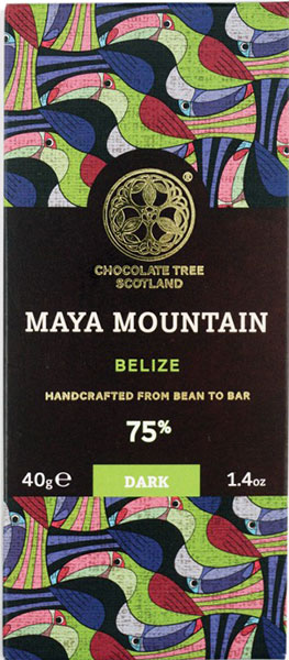 CHOCOLATE TREE | Schokolade »Maya Mountain Belize« 75% CHODunkle Schokolade Maya Mountain Belize von Chocolate Tree