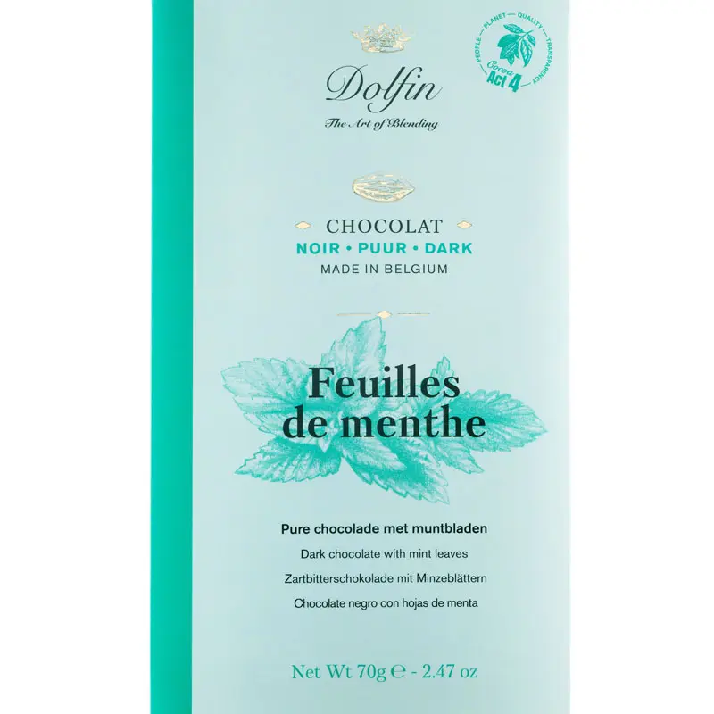 Schokolade mit Minze von Dolfin