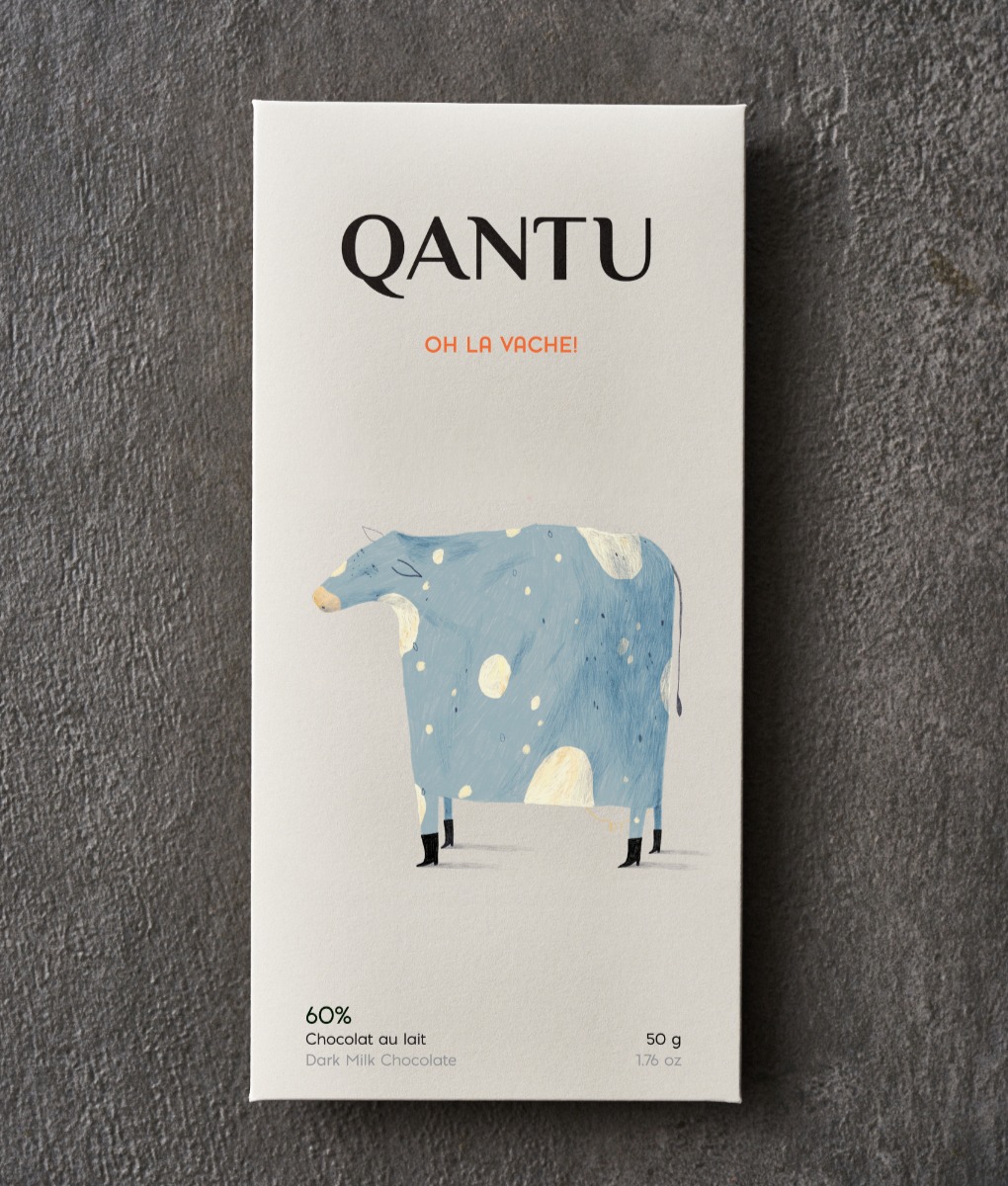 QANTU | Milchschokolade »Oh la Vache« Piura Perou 60% | 50g