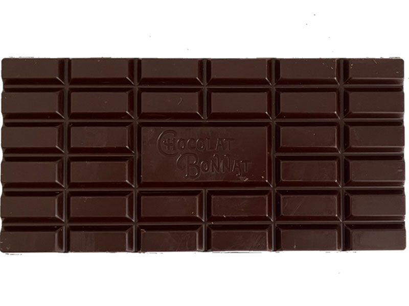 Dunkle Schokoladentafel mit 75% von Bonnat