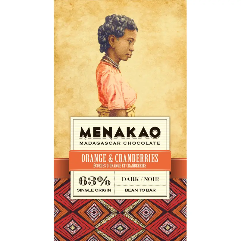 Orange Cranberries Schokolade von menakao