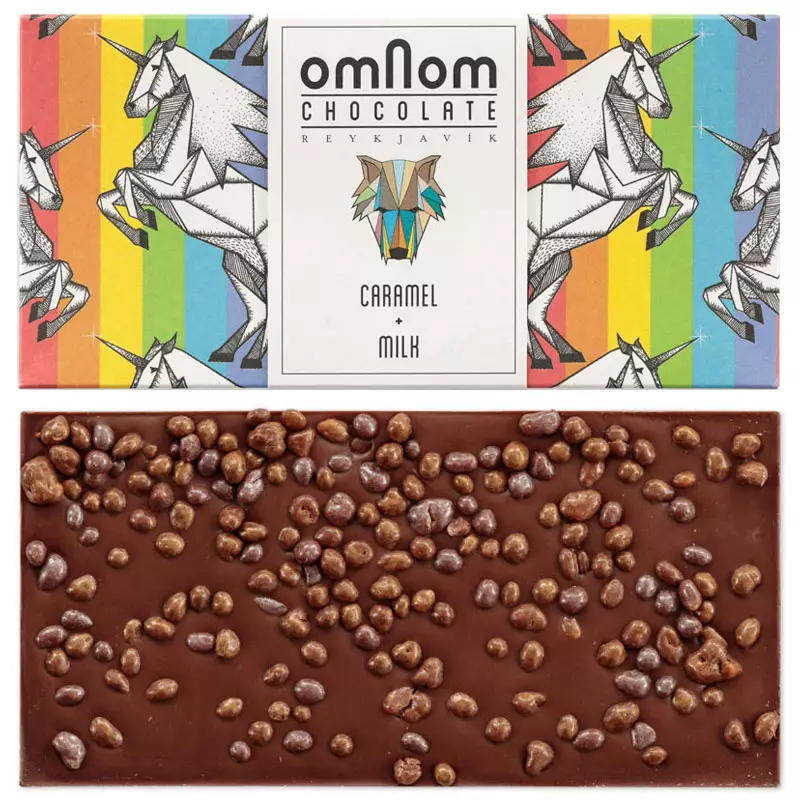 OMNOM Chocolate | Milchschokolade »Caramel & Milk« 32% Omnom Milchschokolade mit Karamell