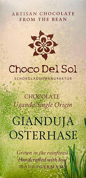 Osterhase aus Gianduja-Nougat von Choco del Sol