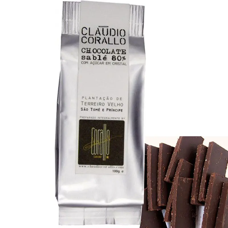 Sable 80 Prozent Schokolade von Claudio Corallo Sao Tome Principe