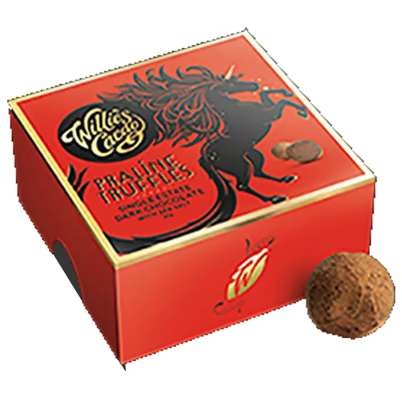 WILLIE's Cacao | Dunkle Schokoladentrüffel »Praline Truffles« | 35g Praline Truffles , feinste Trüffel Pralinen von Willies Cacao
