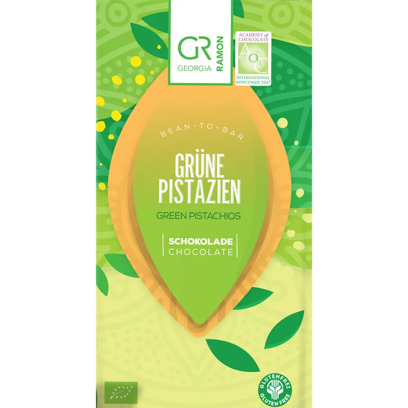 GEORGIA RAMON | Choci »Grüne Pistazien« 35% | BIO Georgia Ramon Choci Grüne Pistazien