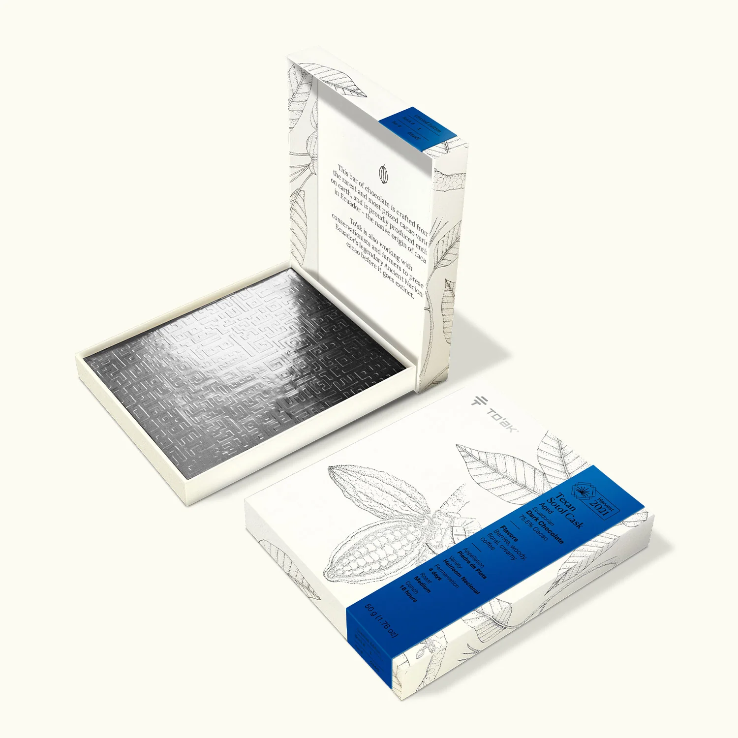 sotol Cask Dunkle Schokolade-gereift von Toak Ecuador