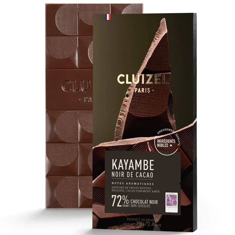 Dunkle Schokolade Kayambe Noir von Michel Cluizel Frankreich