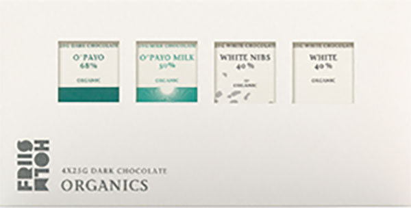 Beste Bio-Schokoladen Organics von Friis Holm