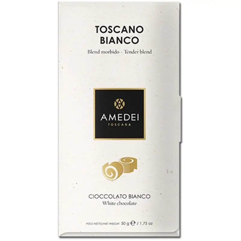 AMEDEI | Weiße Schokolade »Toscano White - Bianco« Italienische weiße Schokolade Toscano Bianco von Amedeivon