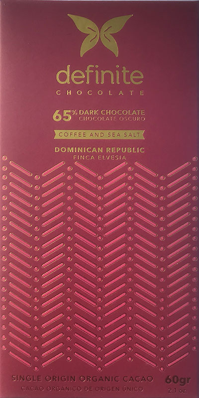 DEFINITE | Dunkle Schokolade »Coffee & Sea Salt« 65% | 60g