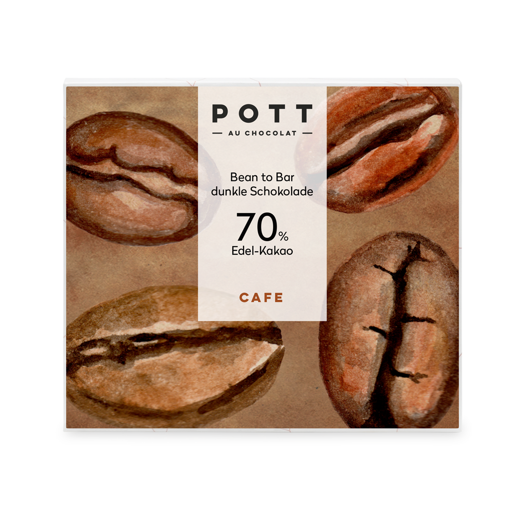 POTT au Chocolat | Dunkle Schokolade »Café« 70%