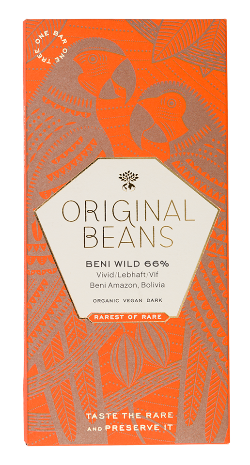 ORIGINAL BEANS | Dunkle Schokolade »Beni Wild Harvest« 66% | BIO