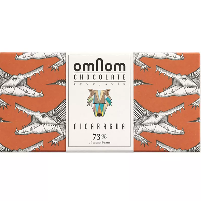 Dunkle Schokolade Nicaragua mit 73% Kakao von Omnom