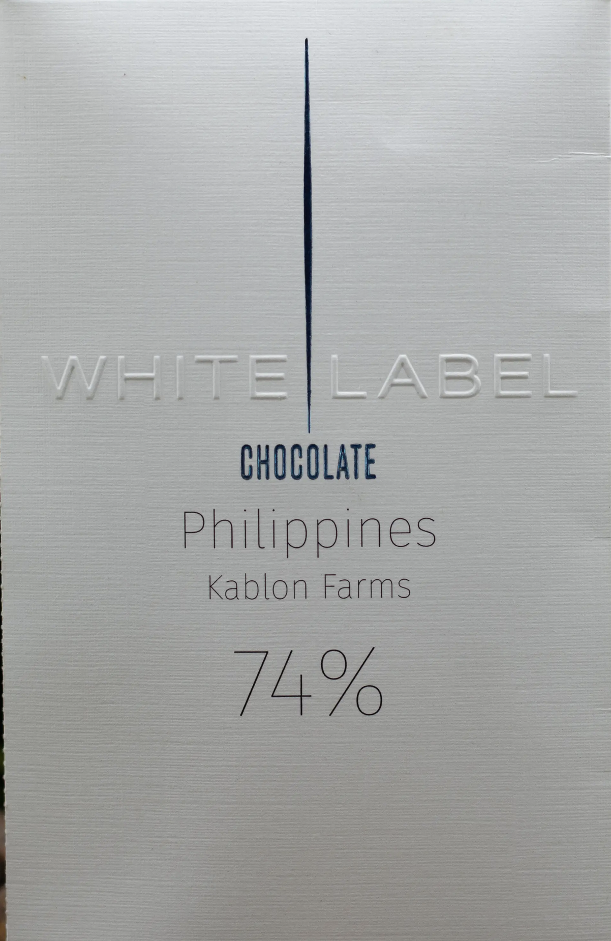 WHITE LABEL Chocolate | Dunkle Schokolade »Philippines - Kablon Farms« 74% | 65g