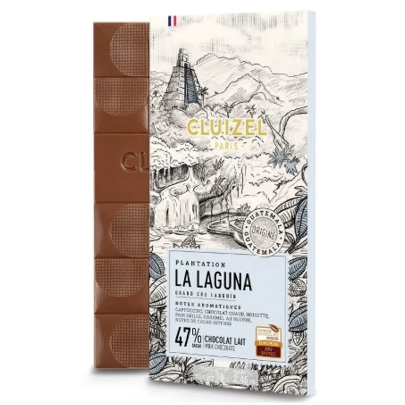 MICHEL CLUIZEL | Milchschokolade »Plantation La Laguna« 47% Milchschokolade La Laguna prämiert, von Michel Cluizel Frankreich