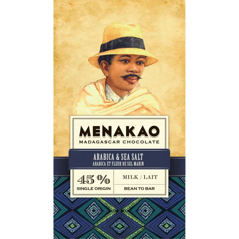 Milchschokolade Arabica Sea Salt von Menakao