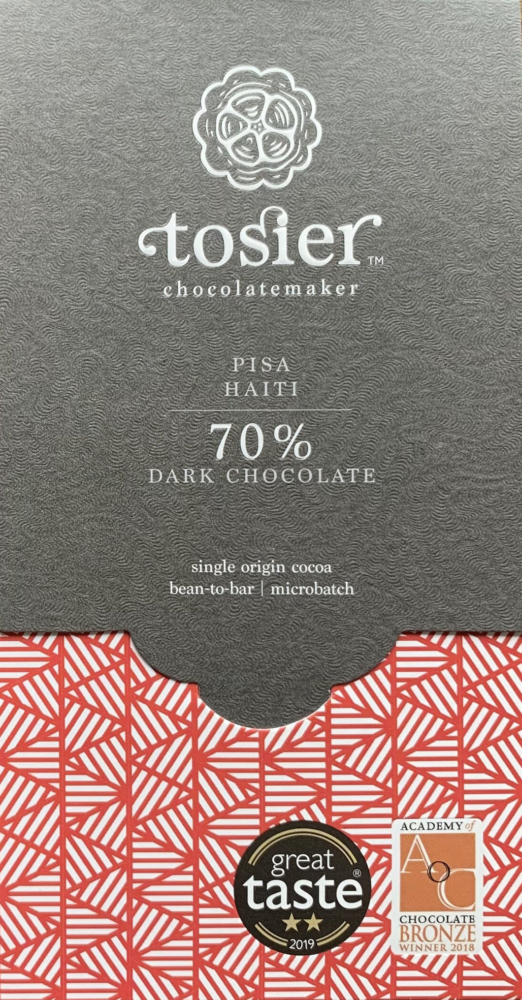 TOSIER | Dunkle Schokolade »Pisa Haiti« 70%