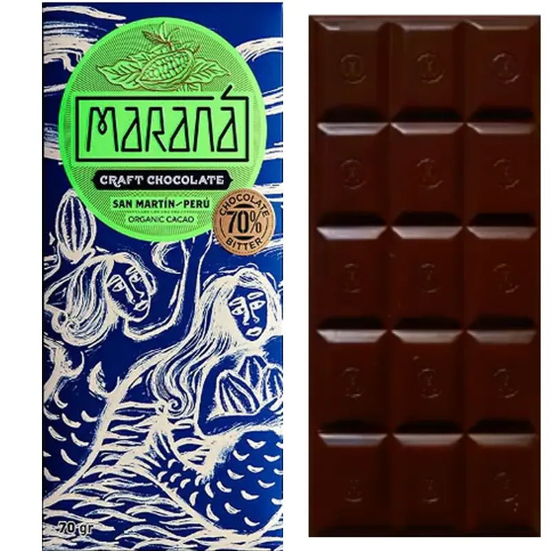 Schokolade Peru Sant Martin 70 von Marana Craft Chocolate