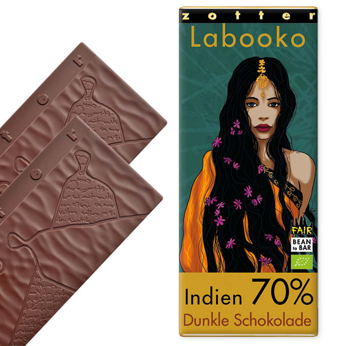 ZOTTER | »Labooko« Schokolade Indien 70% | BIO