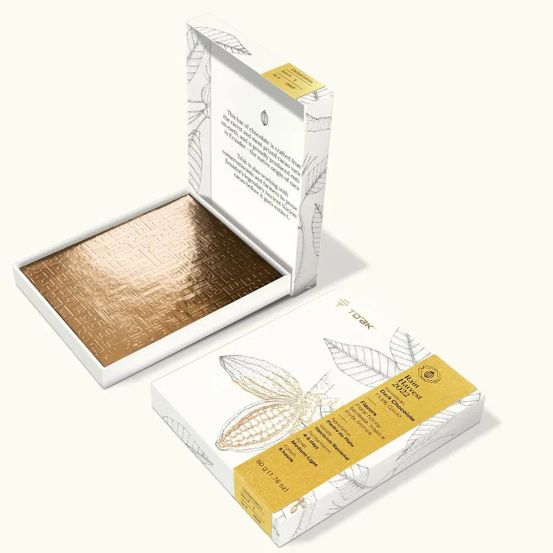 TO'AK | Schokolade »Ecuador Rain Harvest 2022-5h« Signature 73,5% | 50g Teuerste und beste Schokolade der Welt von Toak Ecuador Exklusiv