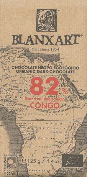 Dunkle Bio-Schokolade Congo von Blanxart