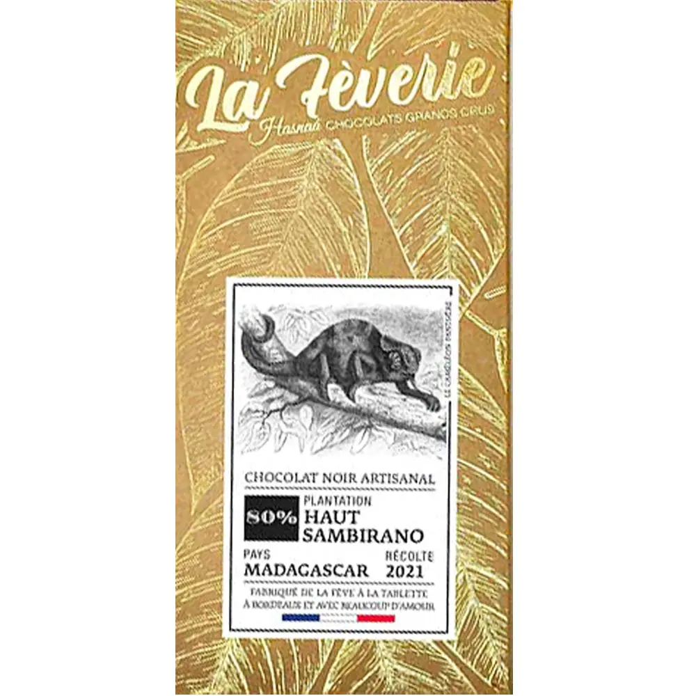 Haut Sambirano goldene Verpackung Schokolade von hasnaa