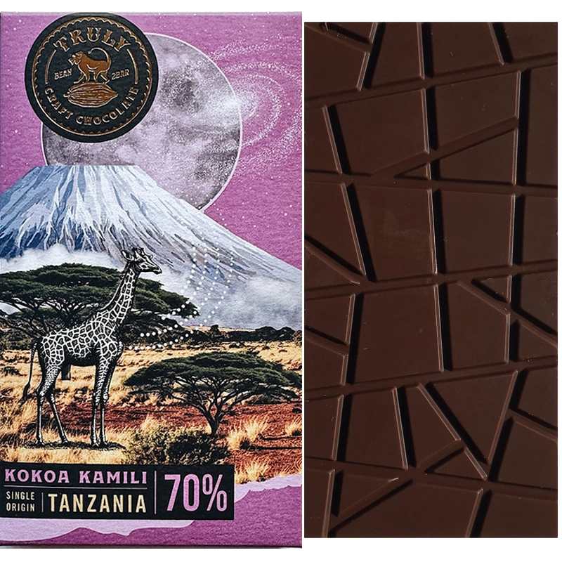 TRULY Kokoa Kamili 70 % – dunkle Schokolade aus Tansania, Single-Origin