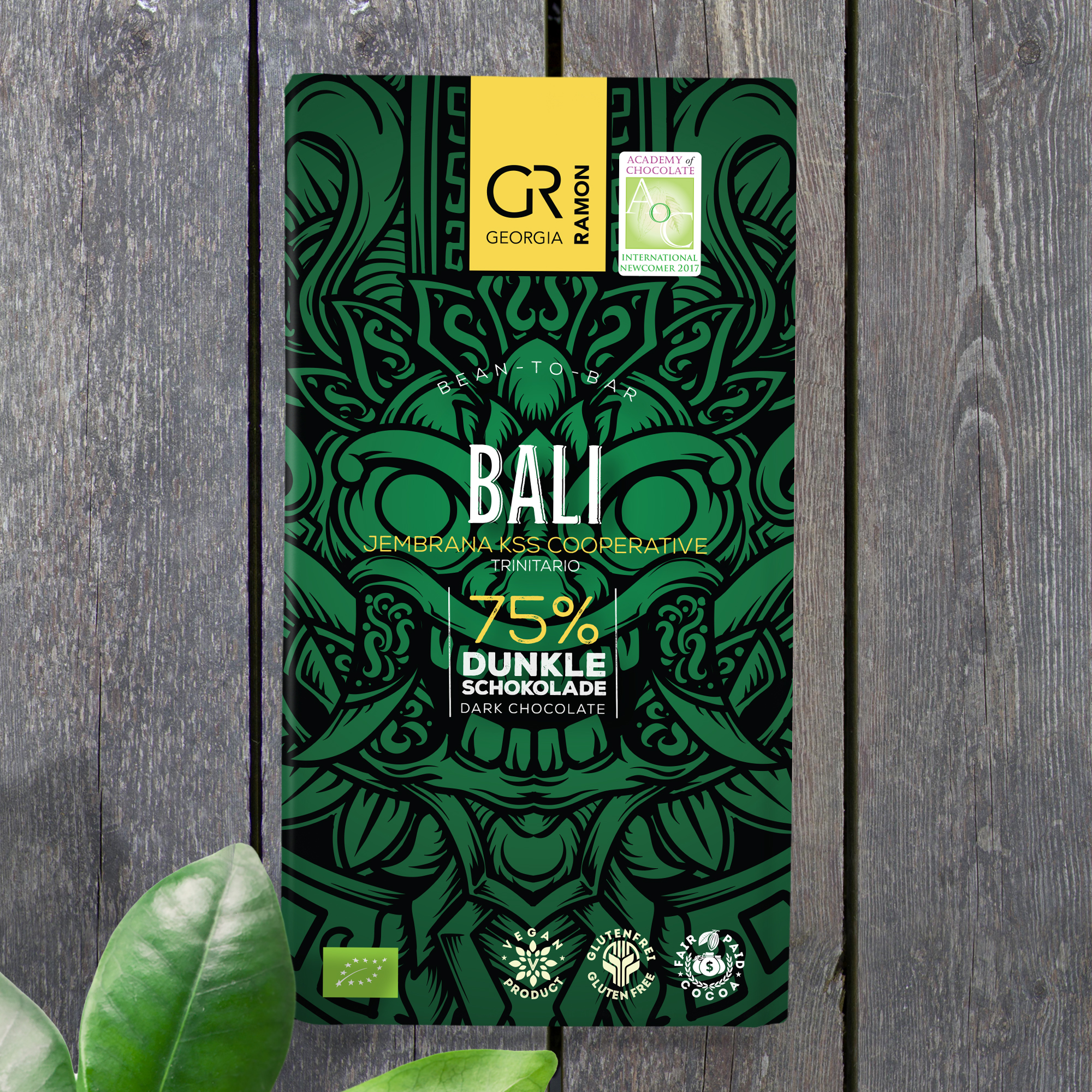 GEORGIA RAMON | Dunkle Schokolade »Bali« 75%  | 50g