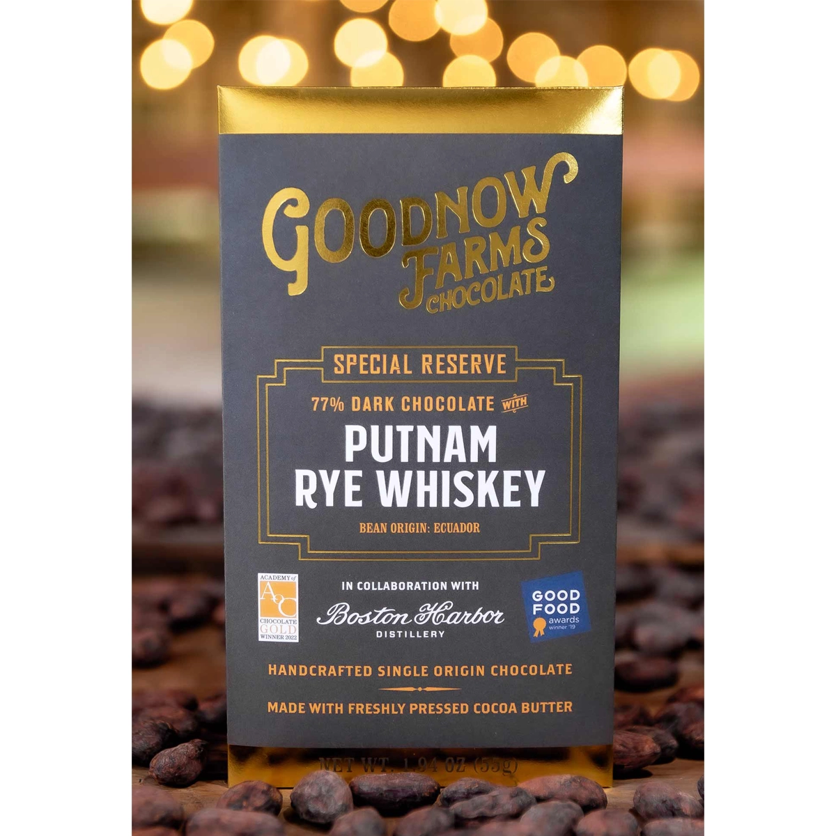 Ecuador Single-Origin Schokolade mit Roggen-Whiskey-Infusion