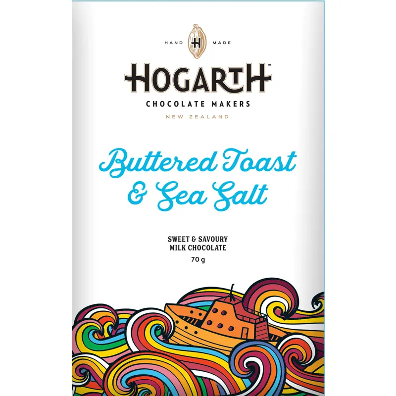 Buttertoast und Salz Schokolade von Hogarth Neuseeland