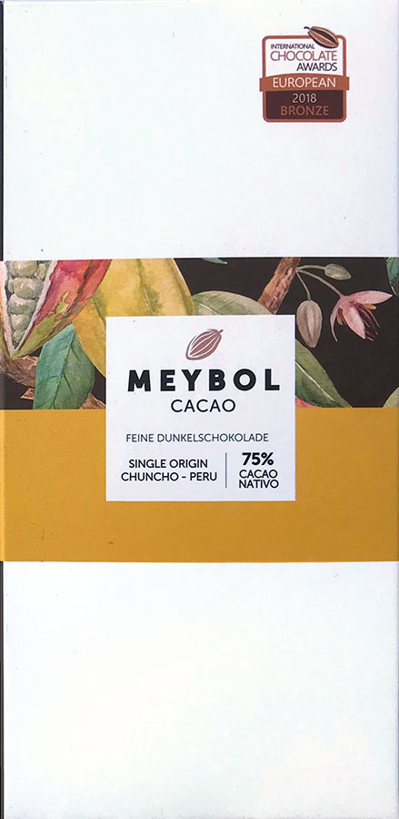 MEYBOL Cacao | Schokolade »Chuncho Peru« 75% | 70g 