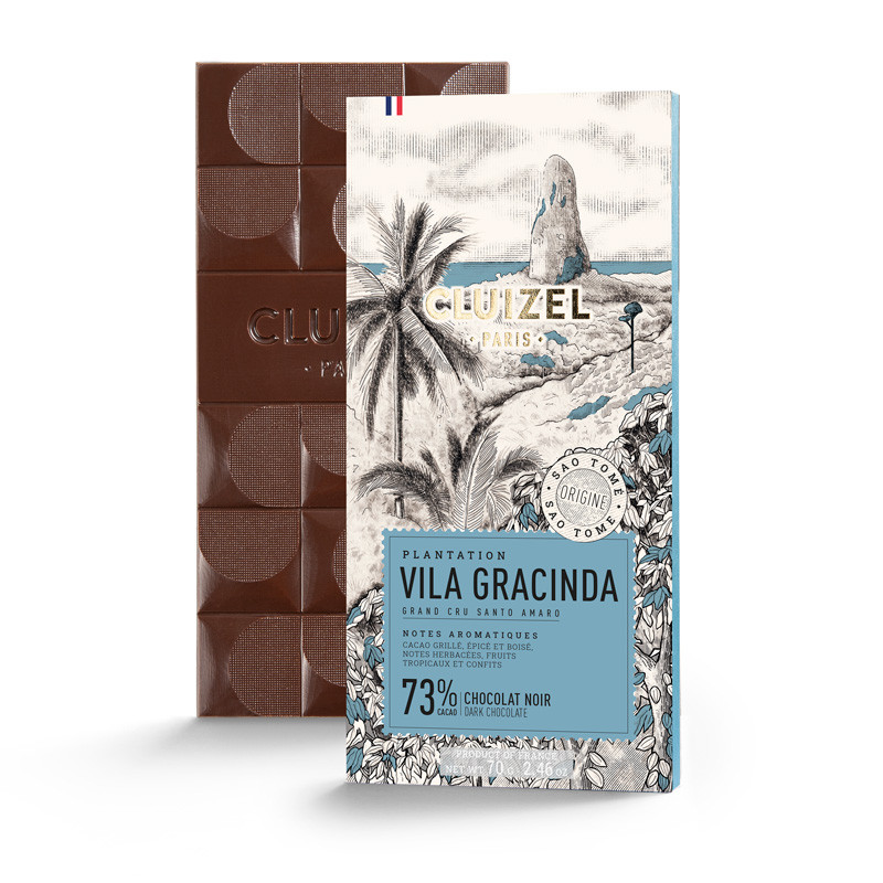 MICHEL CLUIZEL | Dunkle Schokolade «Plantation Vila Gracinda» 73%