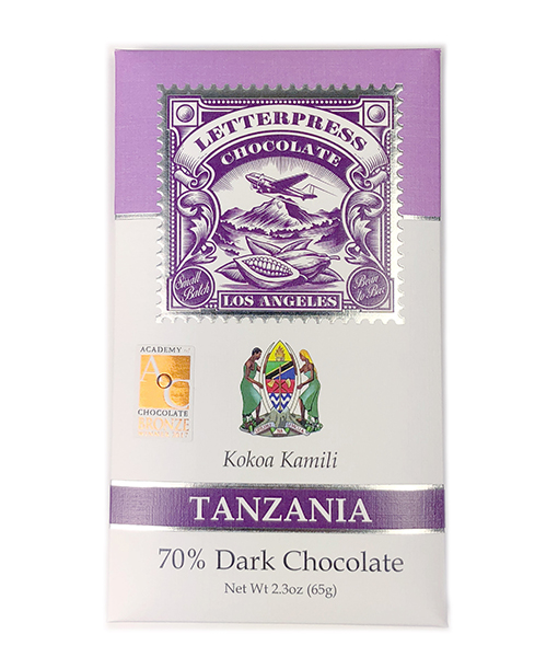 LETTERPRESS Chocolate | Schokolade »Tanzania« 70% | 57g