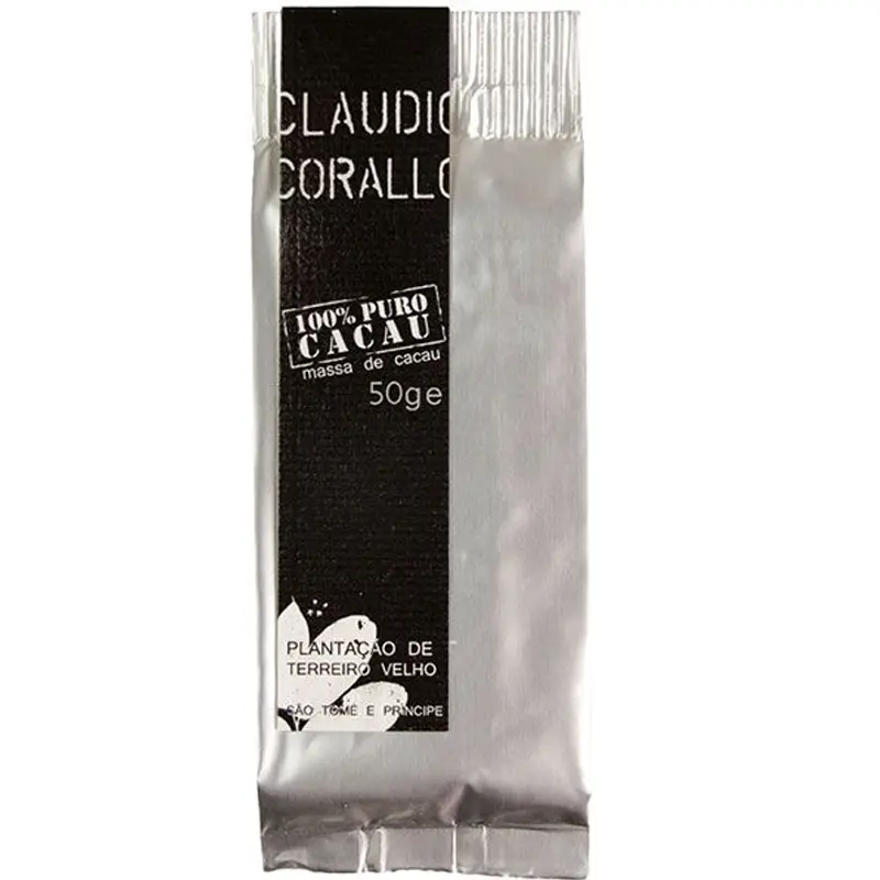 Pure 100 prozent Kakaomasse von Claudio Corallo Schokoladen