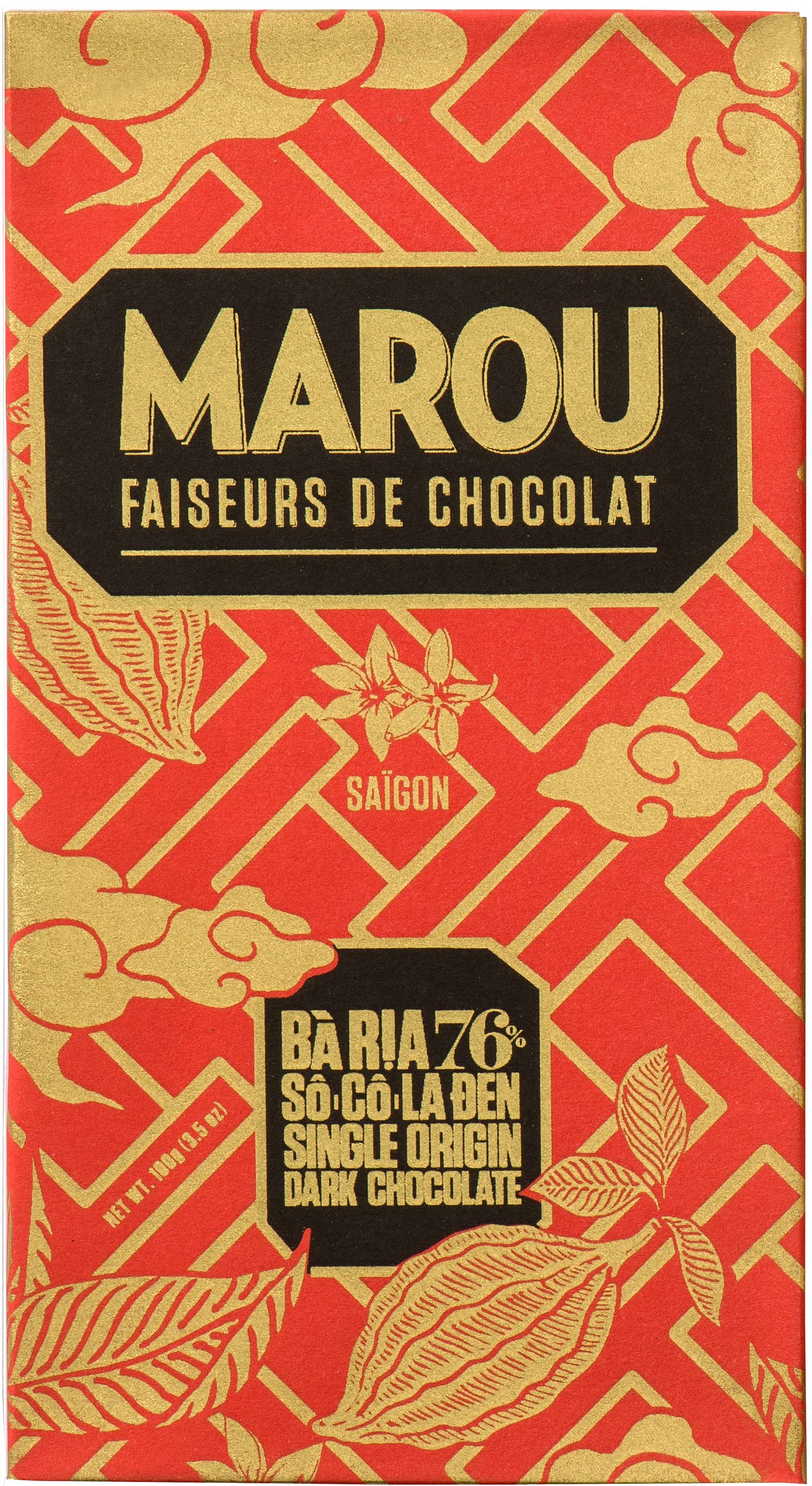 MAROU | Dunkle Schokolade »Ba Ria« 76% | 80g