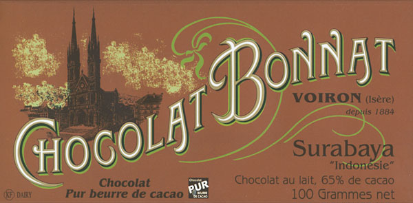 BONNAT Milchschokolade | Chocolat au lait »Surabaya« 65% | 100g