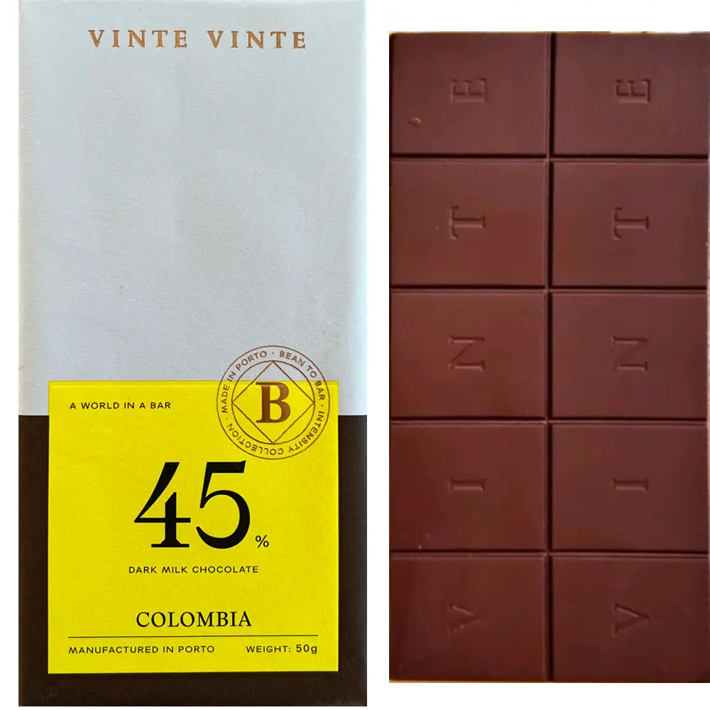 VINTE VINTE | Milchschokolade Colombia »45%« 45% | 50g
