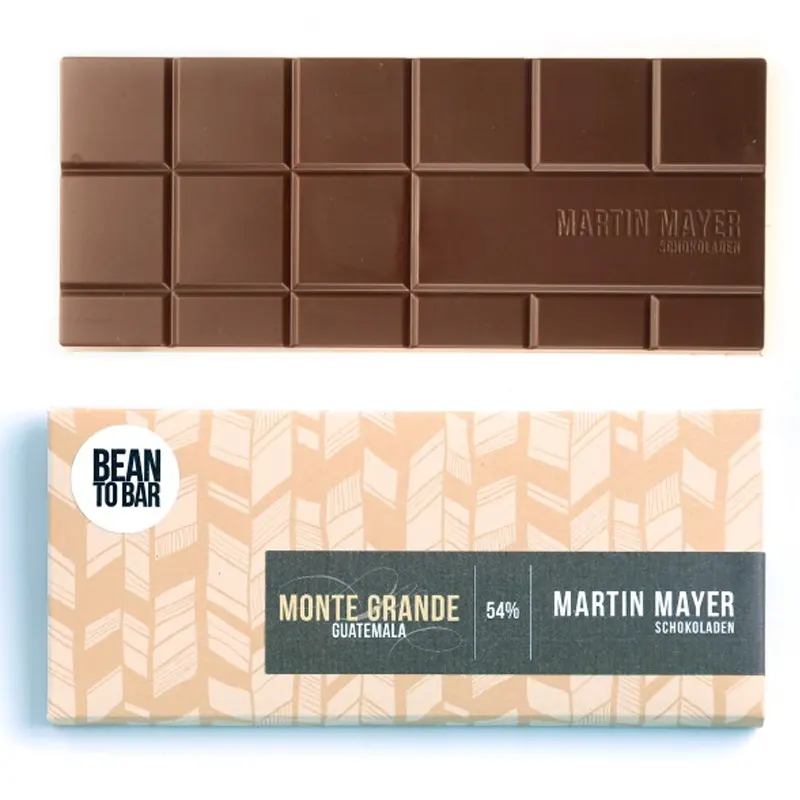 MARTIN MAYER | Milchschokolade »Monte Grande Guatemala« 54% | 70g Feinste Milchschokolade von Martin Mayer Österreich