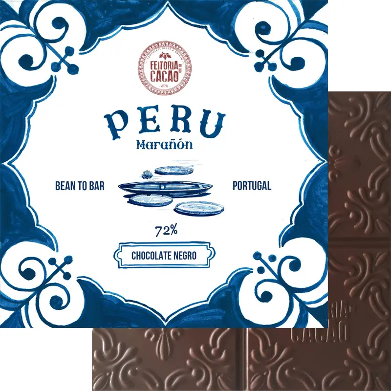 FEITORIA DO CACAO | Schokolade »Peru Marañón« 72% | 50g Schokolade Peru maranon von Feitoria do Cacao Portugal