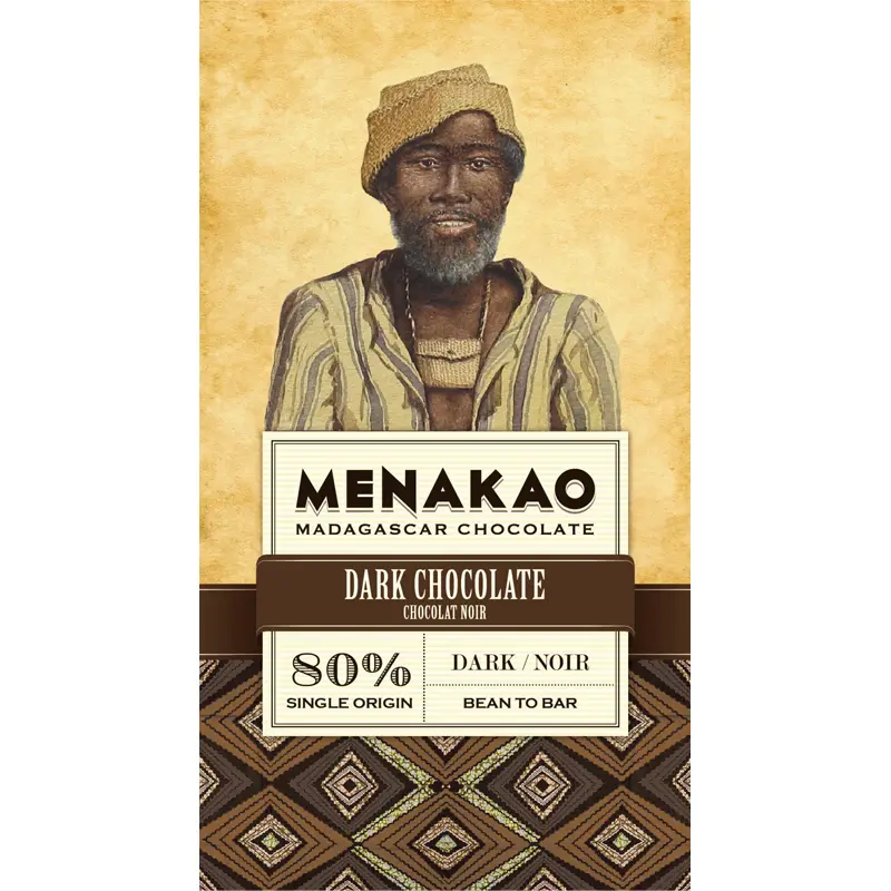 Dunkle Schokolade 80% von Menakao Madagascar