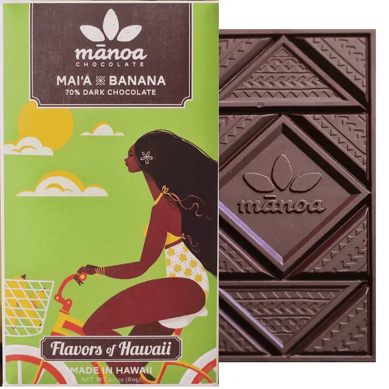 Schokolade mit Banane Maia Banana von Maoa Hawaii