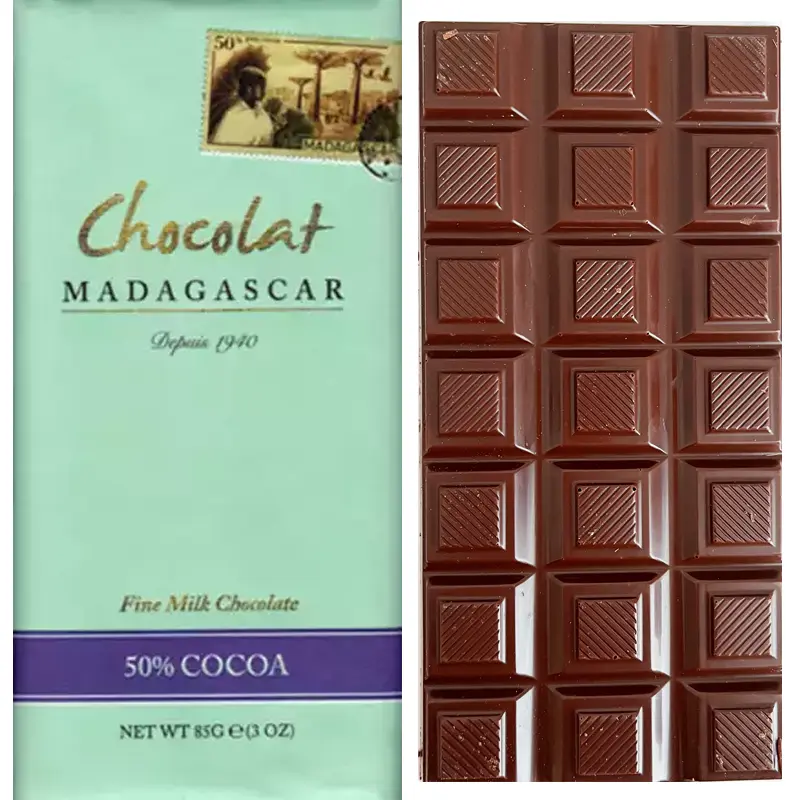 Chocolat MADAGASCAR | Milchschokolade »Madagascar« 50% | 85g 50% Milcshcokolade von Chocolate Madagascar