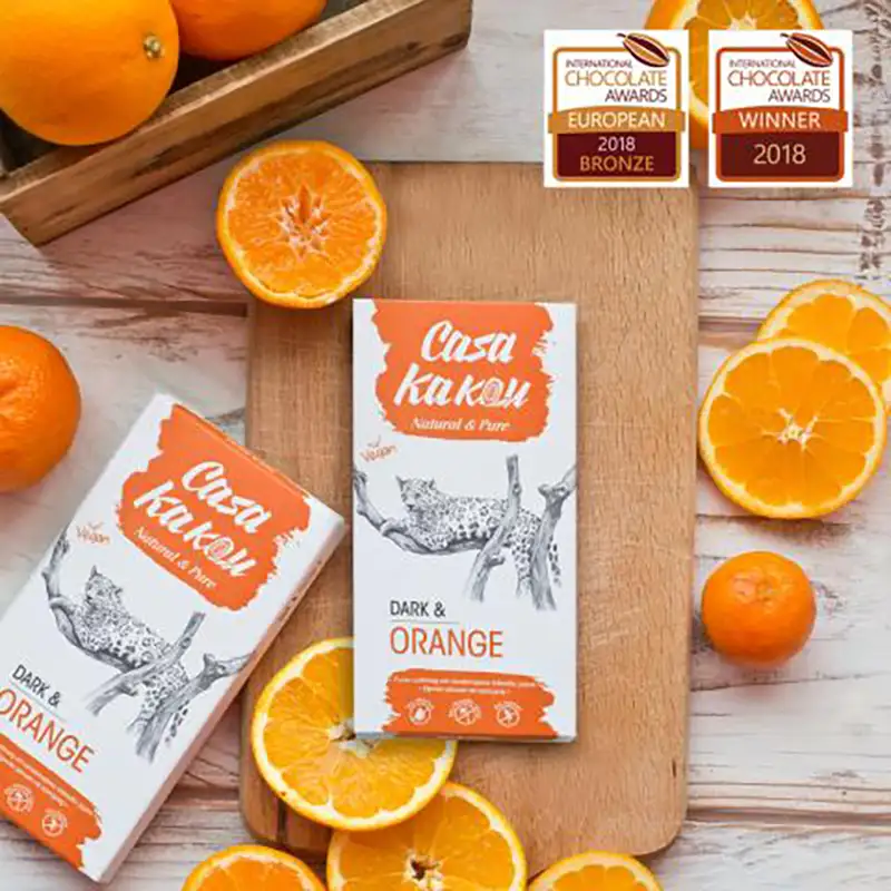 Prämierte Schokolade mit Orange von Casa Kakau