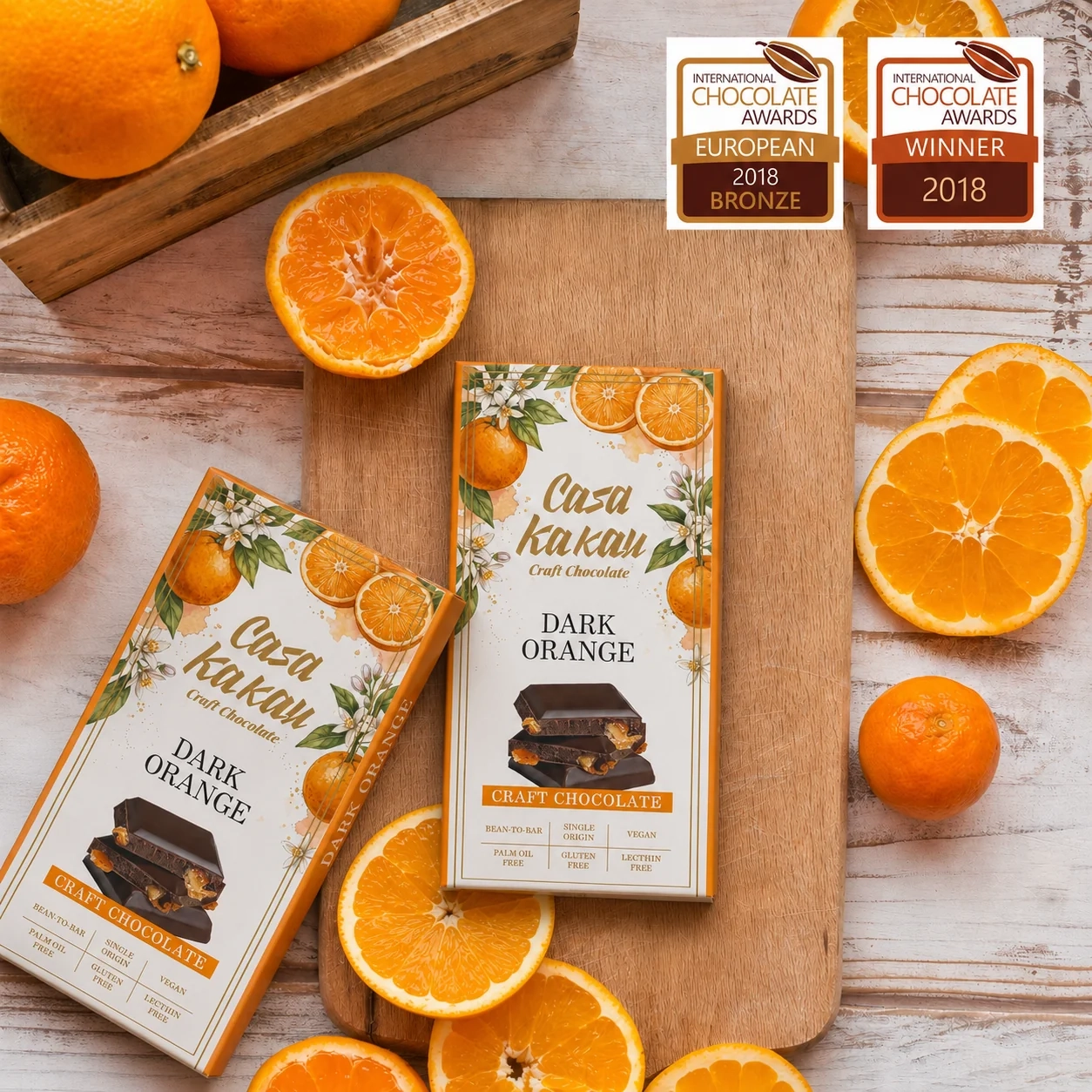 Prämierte Schokolade mit Orange von Casa Kakau