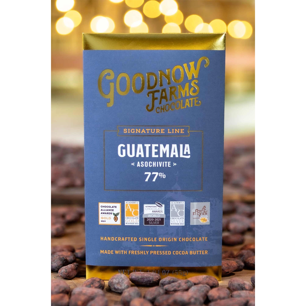 Guatemala Asochivite Schokolade 77 % von GOODNOW FARMS mit fruchtigem Aromaprofil