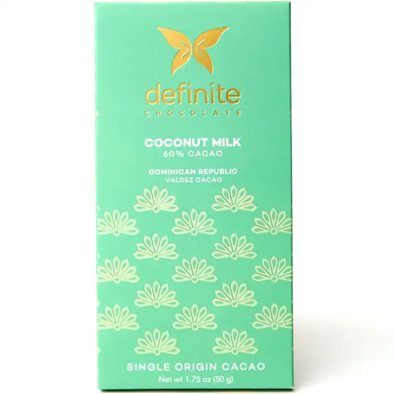 Definite vegane Schokolade mit Kokosmilch